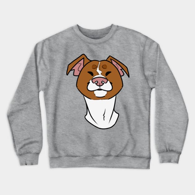 Smiling Pibble Crewneck Sweatshirt by leilarii